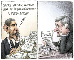 OTTAWA SHOOTING  by Adam Zyglis