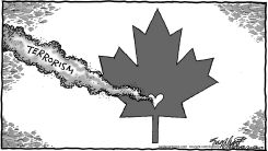 CANADA TERRORISM by Bob Englehart