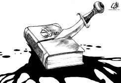 EXTREMISIM BUTCHERING THE QU'RAN by Cam Cardow