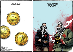 LOONIES  by Nate Beeler