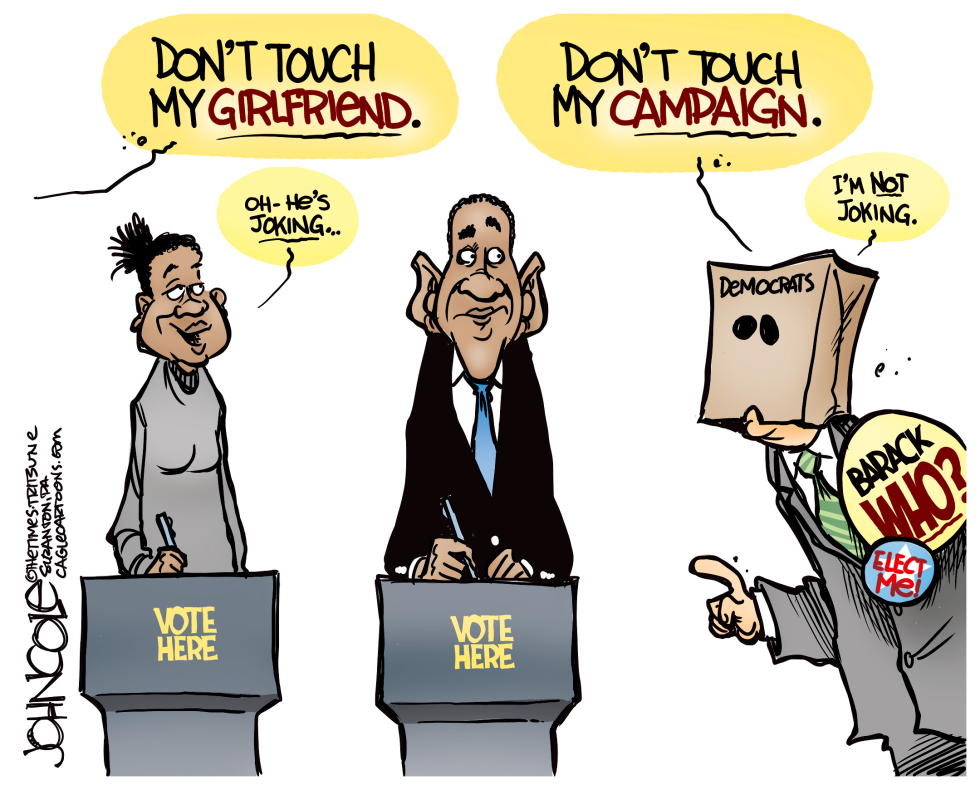 Obama and democrats COLOR