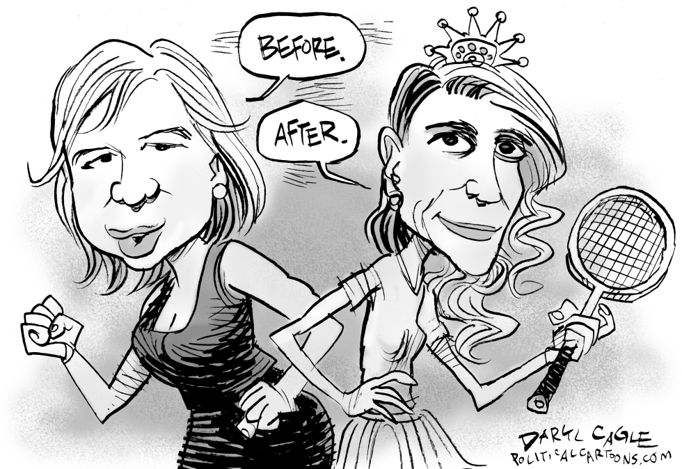 Renee Zellweger for Daryl Cagle Column Illustration