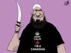 I'M CANADIAN REDO  by Cam Cardow