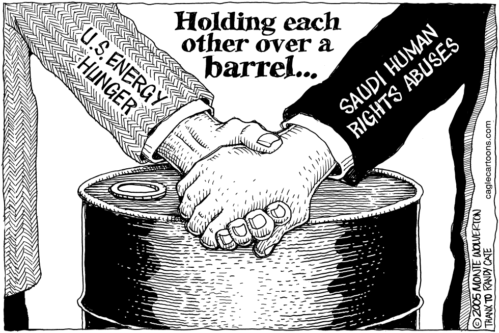 Over a barrel