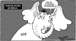 POLITICS OF EBOLA by Bob Englehart