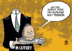 LOCAL-PA MCCAFFERY RESIGNS, by Randy Bish