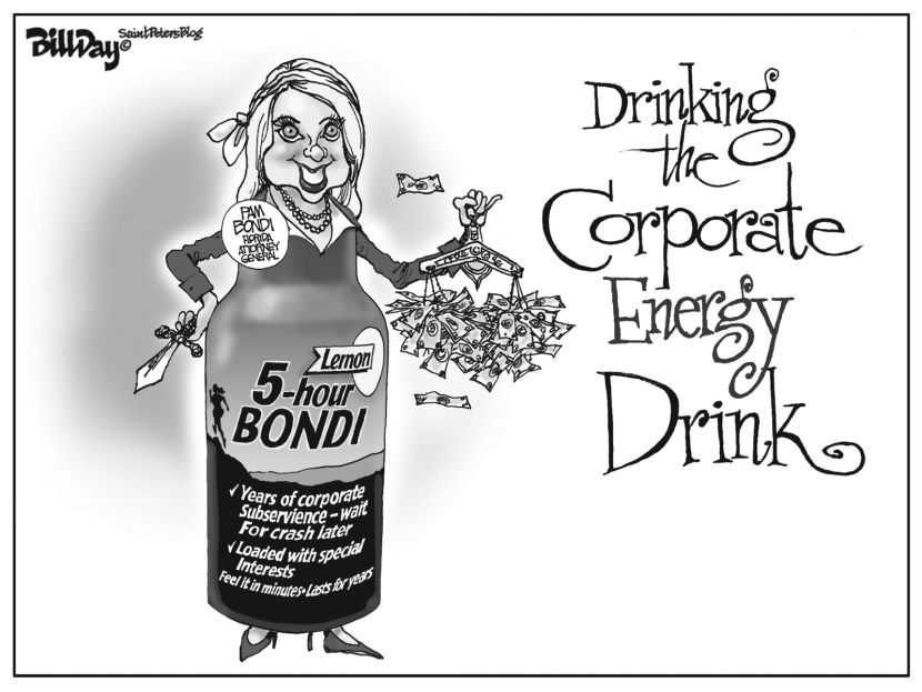 local FL  PAM BONDI Energy Drink