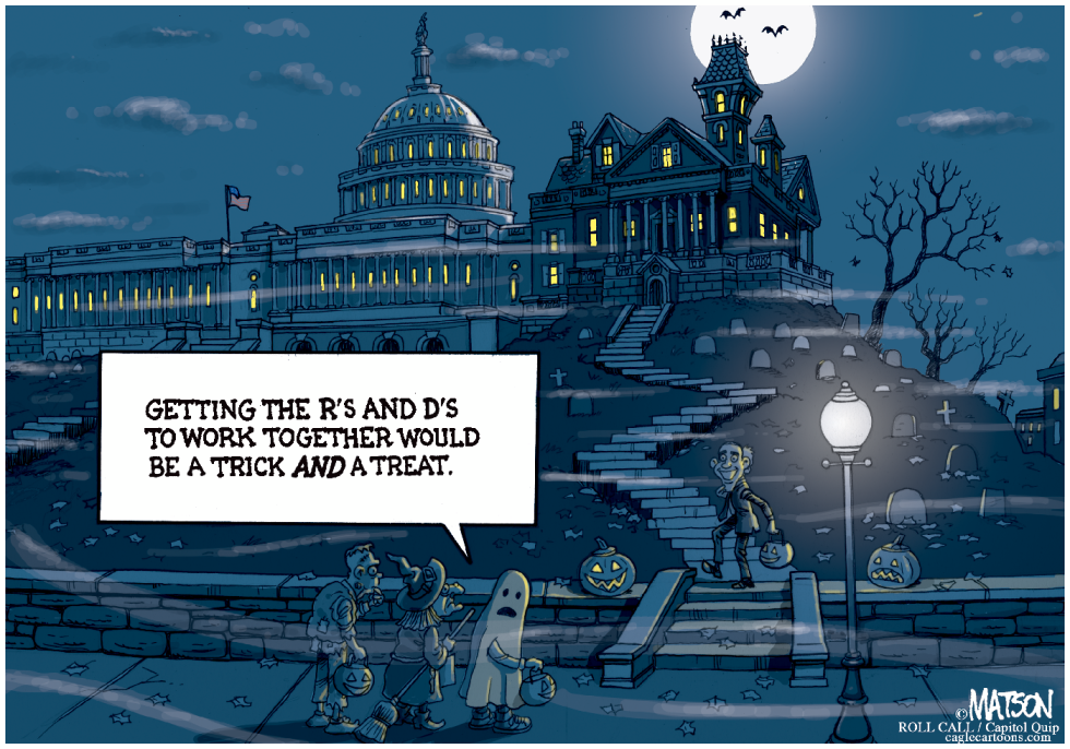 President Obama Trick Or Treats at Haunted House on Capitol Hill-COLOR