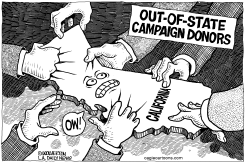 LOCAL-CA OUT OF STATE CAMPAIGN DONATIONS by Monte Wolverton