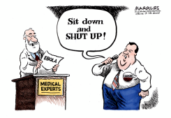 CHRIS CHRISTIE  by Jimmy Margulies