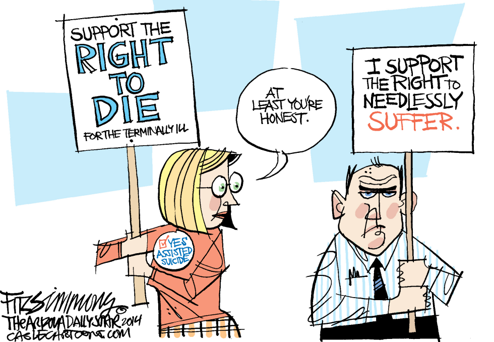  RIGHT TO DIE by David Fitzsimmons