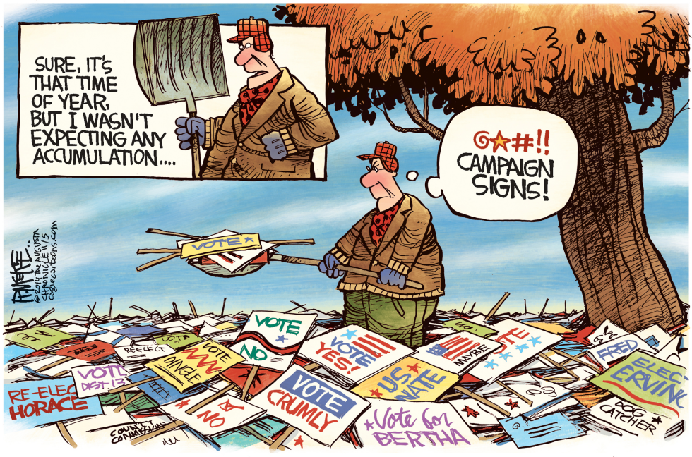 Campaign signs COLOR