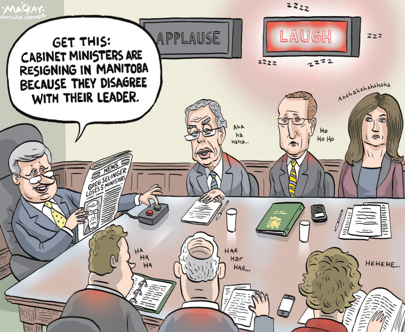 Resigning in Manitoba