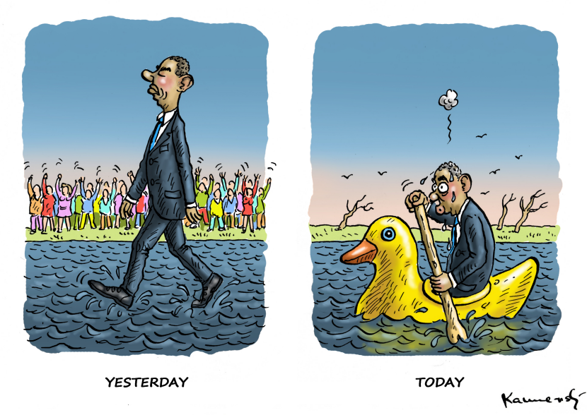 Obama Yesterday and Today