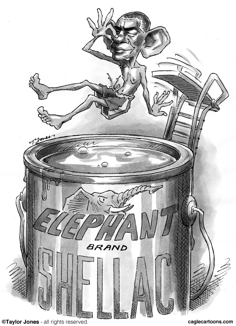 Obama takes a bath