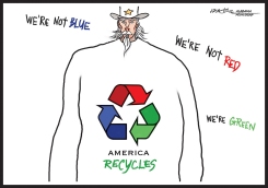 MIDTERM ELECTIONS AMERICA RECYCLES by J.D. Crowe
