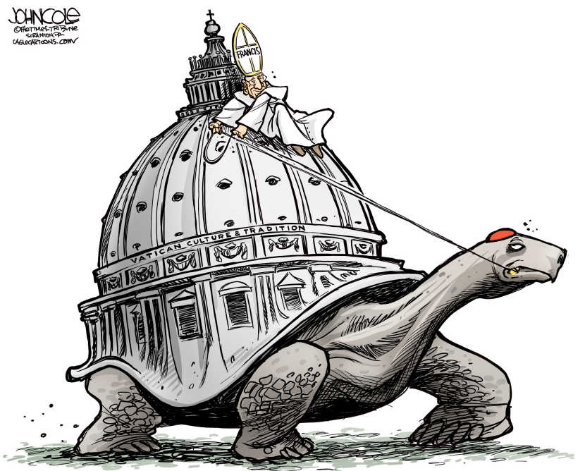 Francis and the Vatican COLOR