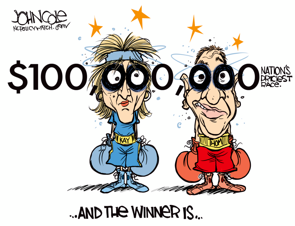 LOCAL NC -- Tillis and Hagan spending