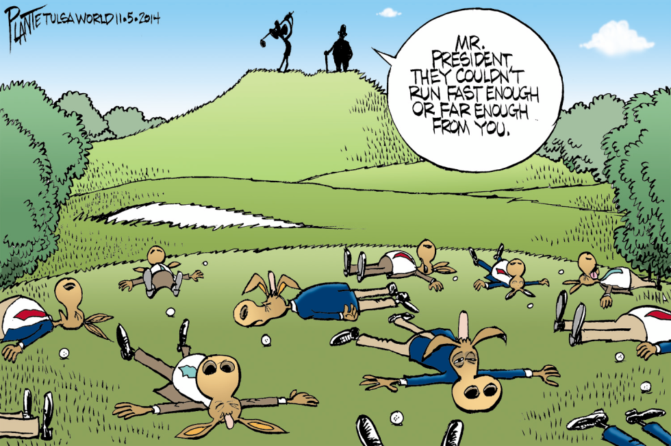 Obama Golfs