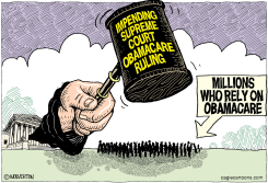 SUPREME COURT OBAMACARE CHALLENGE by Monte Wolverton
