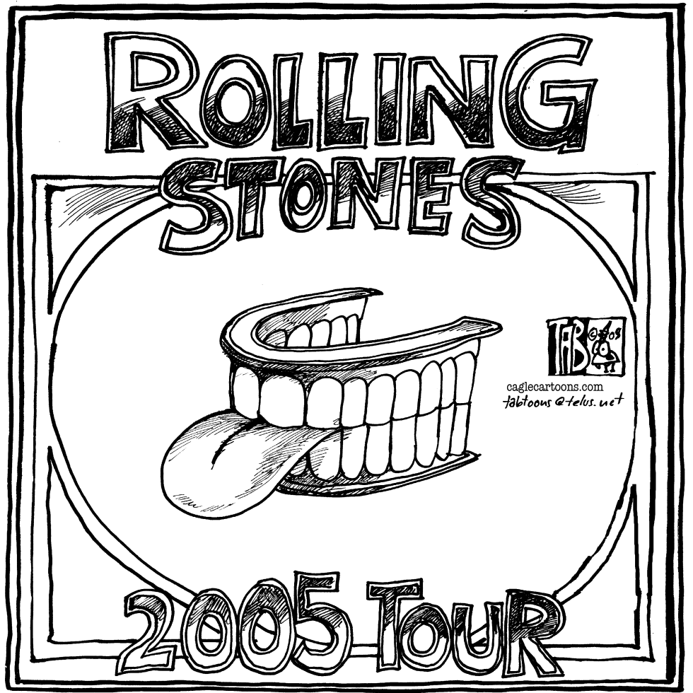 Rolling Stones 2005 Tour poster newest