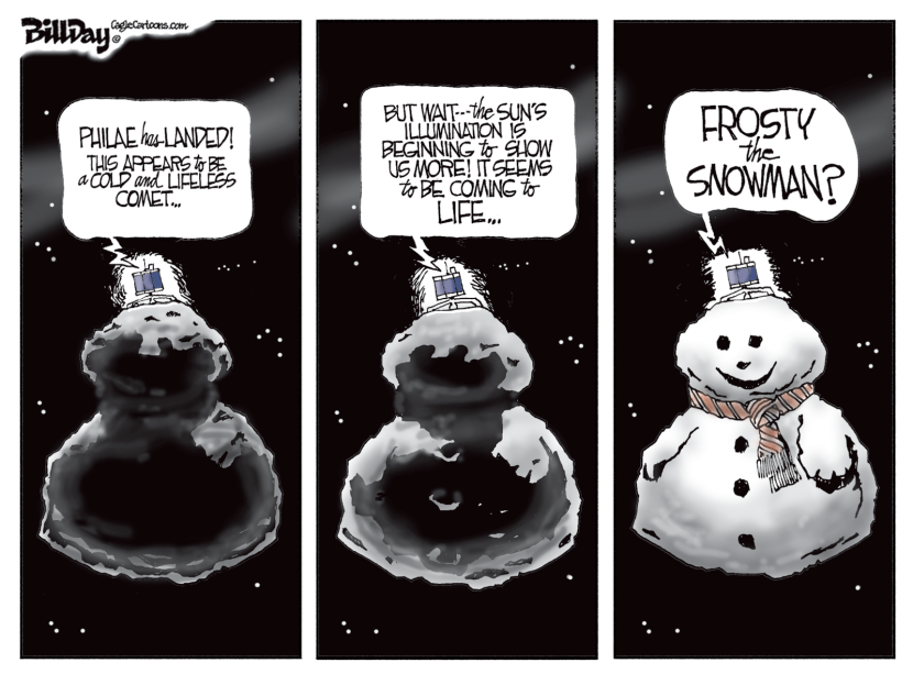 COMET LANDING  color