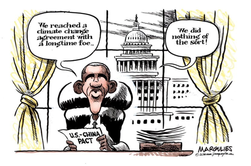 US, and China Climate Change Deal color