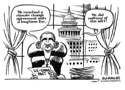 US AND CHINA CLIMATE CHANGE DEAL by Jimmy Margulies