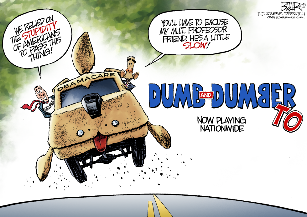  DUMB AND DUMBER by Nate Beeler