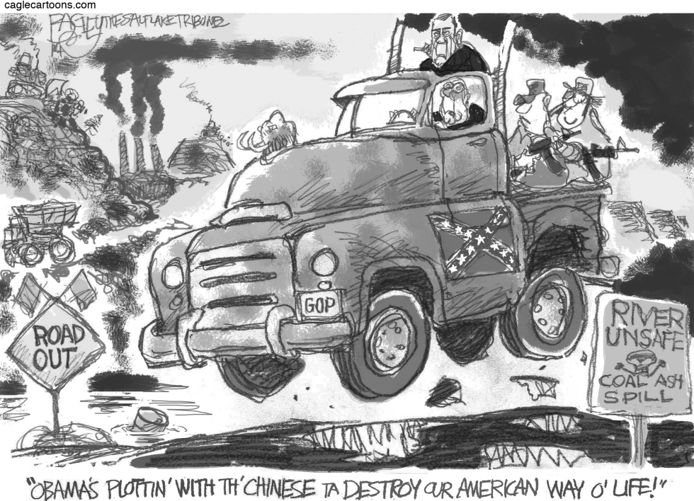  WAR ON COAL by Pat Bagley