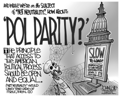 NET NEUTRALITY BW by John Cole