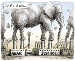 WAR ON SCIENCE  by Adam Zyglis