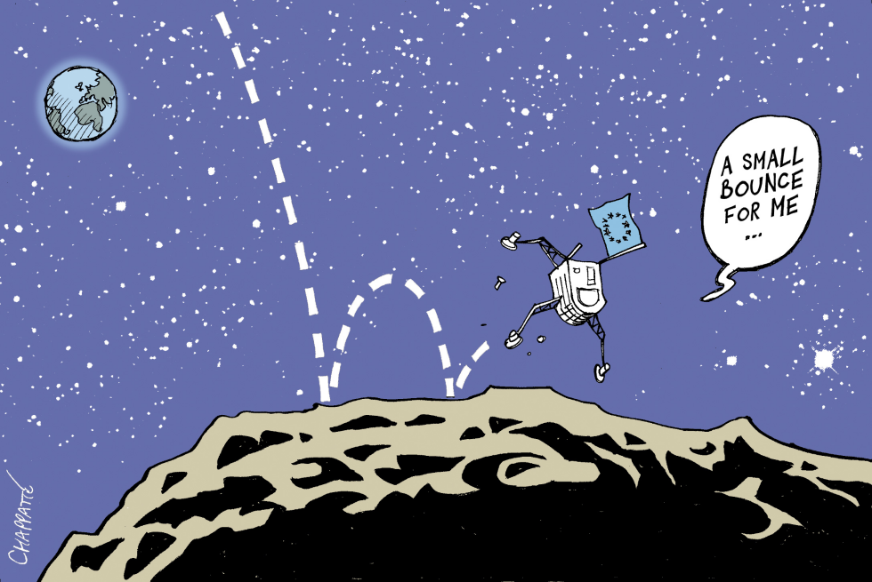  PHILEA  EUROPE'S SPACE ODYSSEY by Patrick Chappatte