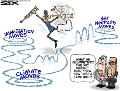 LAME DUCK OBAMA  by Steve Sack