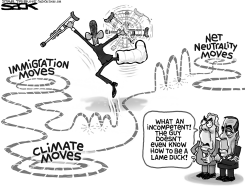 LAME DUCK OBAMA  by Steve Sack