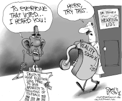 OBAMA'S HEARING by Gary McCoy
