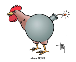 VIRUS H5N8 by Arend Van Dam