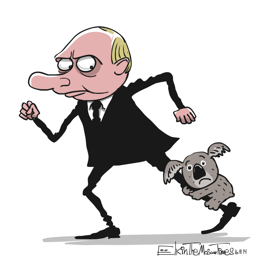 Putin and a Koala
