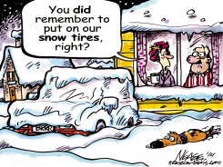 SNOW TIRES by Steve Nease
