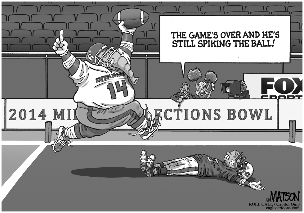 Republicans Still Spiking the Ball