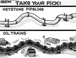 PIPELINE VS CHOOCHOO  by Steve Sack