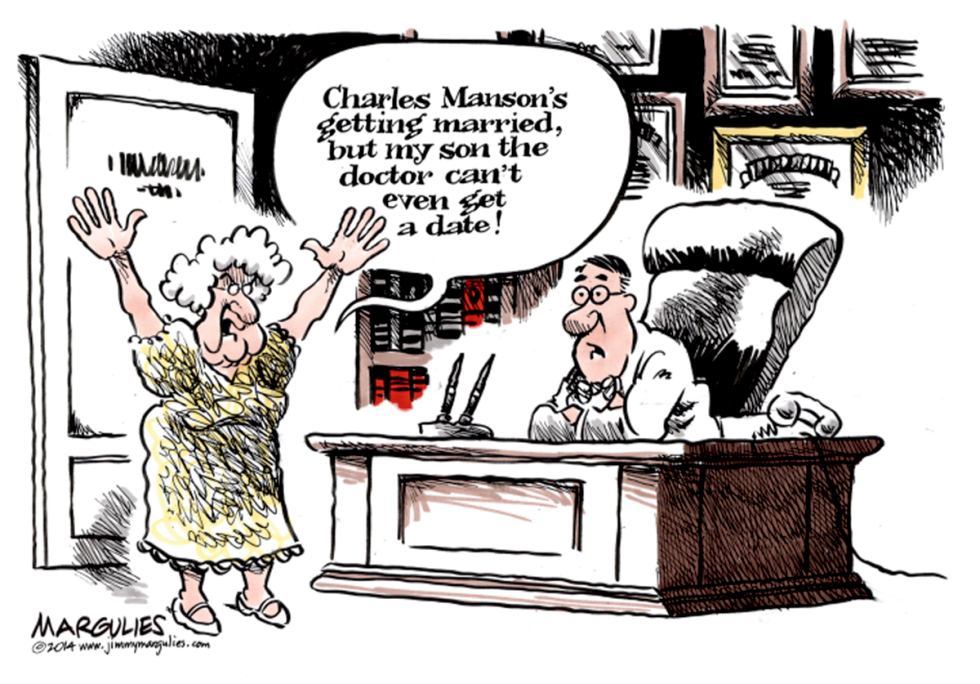 Charles Manson getting married color
