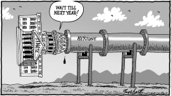 KEYSTONE PIPELINE by Bob Englehart