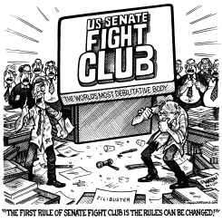 SENATE FIGHT CLUB by R.J. Matson