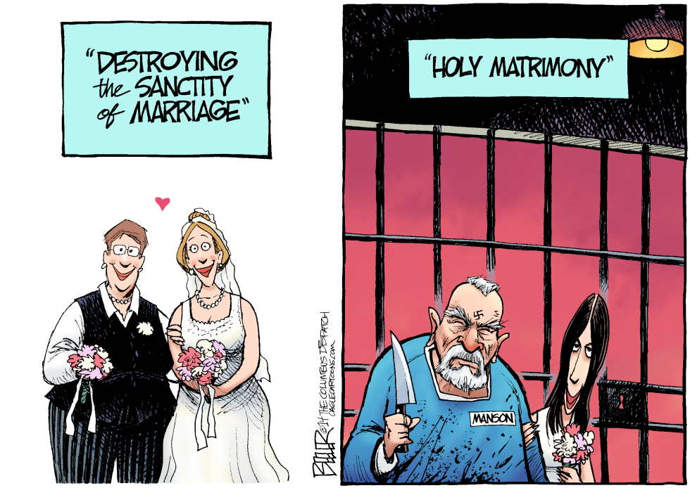  UNHOLY MATRIMONY by Nate Beeler