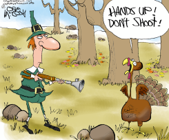 HANDS UP TURKEY  by Gary McCoy