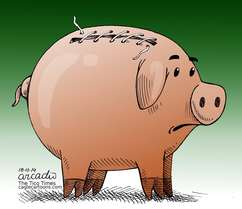  EL AHORRO AL CAJóN DE LA BASURA by Arcadio Esquivel