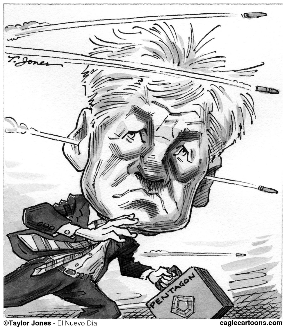 Chuck Hagel departs