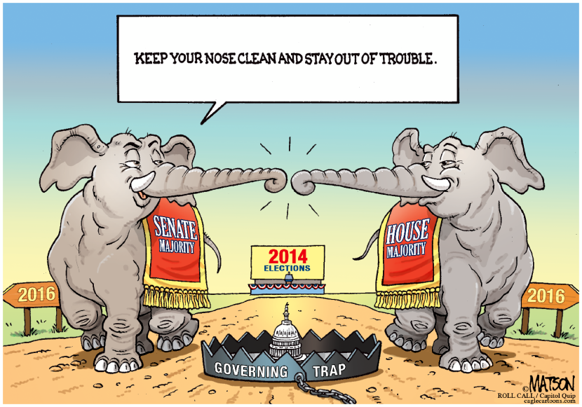 Congressional Republicans Are Wary of Governing Trap-COLOR