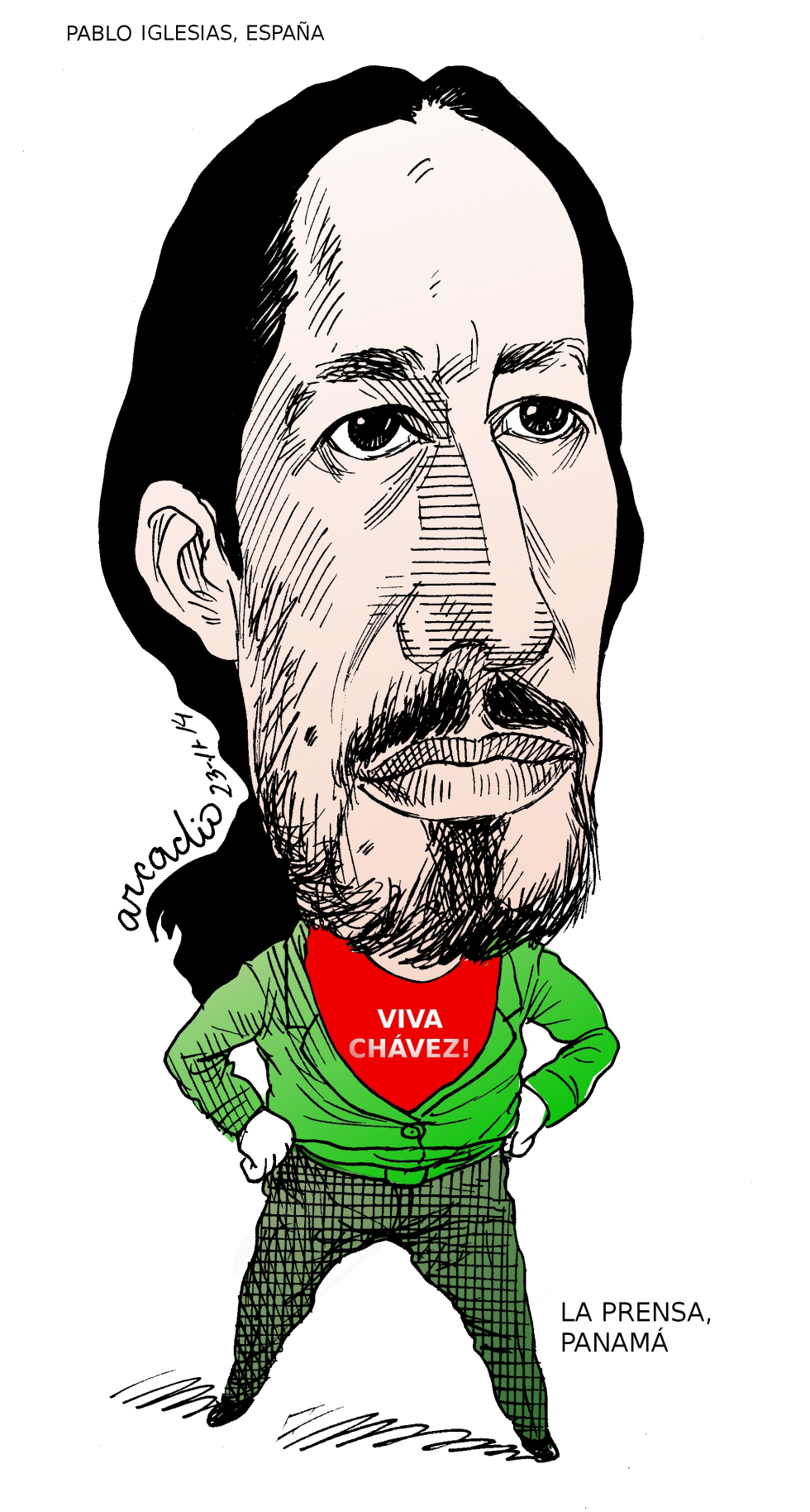  PABLO IGLESIAS EURODIPUTADO COMUNISTA ESPAñOL by Arcadio Esquivel